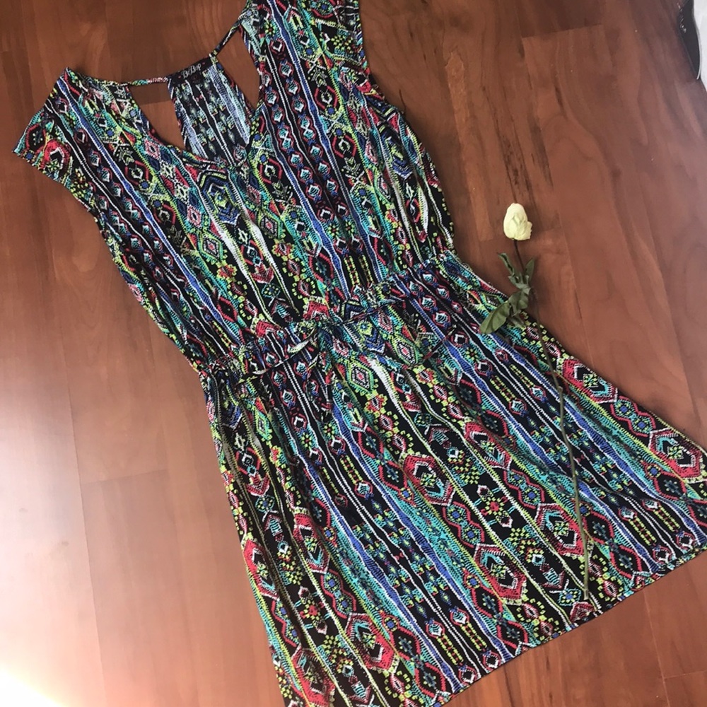 Colorful spring dress